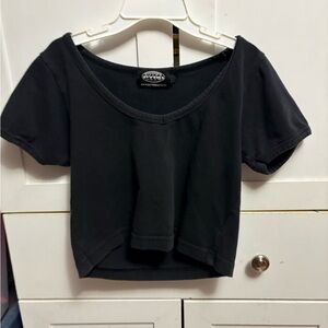 Urban Outfitters Black Crop Top